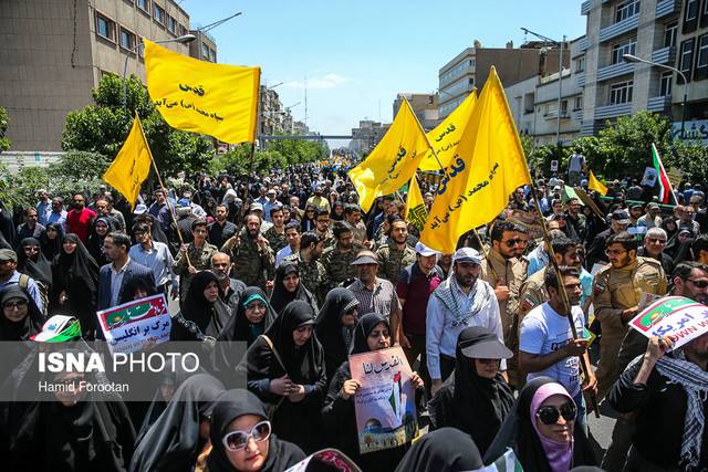 برپایی گذر هنر و فرهنگ در مسیر راهپیمایی روز جهانی قدس