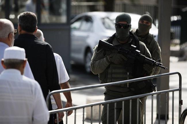 تدابیر امنیتی شدید اطراف مسجدالاقصی/نظامیان صهیونیست از ورود فلسطینیان جلوگیری می‌کنند