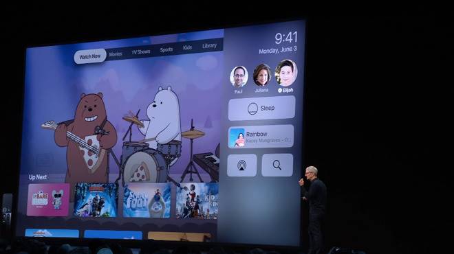 اپل tvOS 13 را با حالت چندکاربره و پشتیبانی از کنترلرهای بازی معرفی کرد