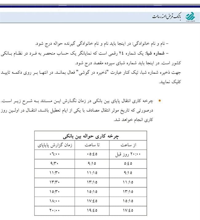 وقتی بانک رسالت زحمت به روزرسانی اطلاعات را به خود نمی‌دهد!