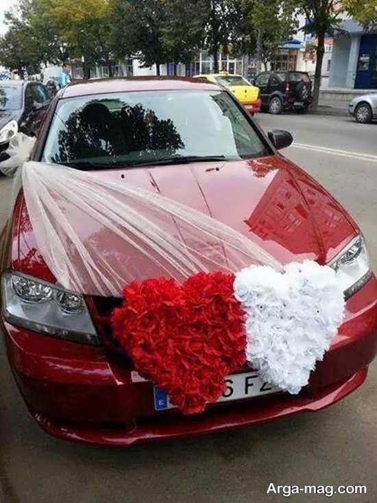 تزیین زیبای ماشین عروس