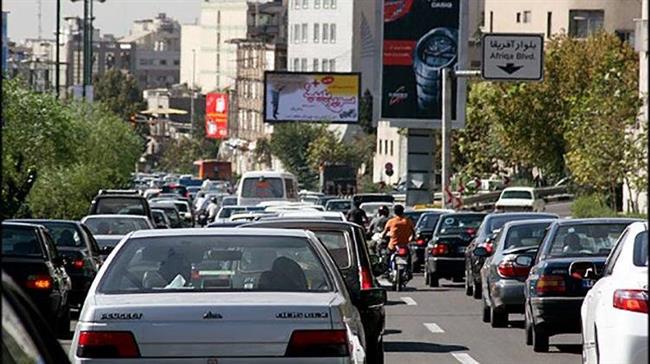 وضعیت ترافیکی معابر بزرگراهی شهر تهران در سوم تیر ماه 98