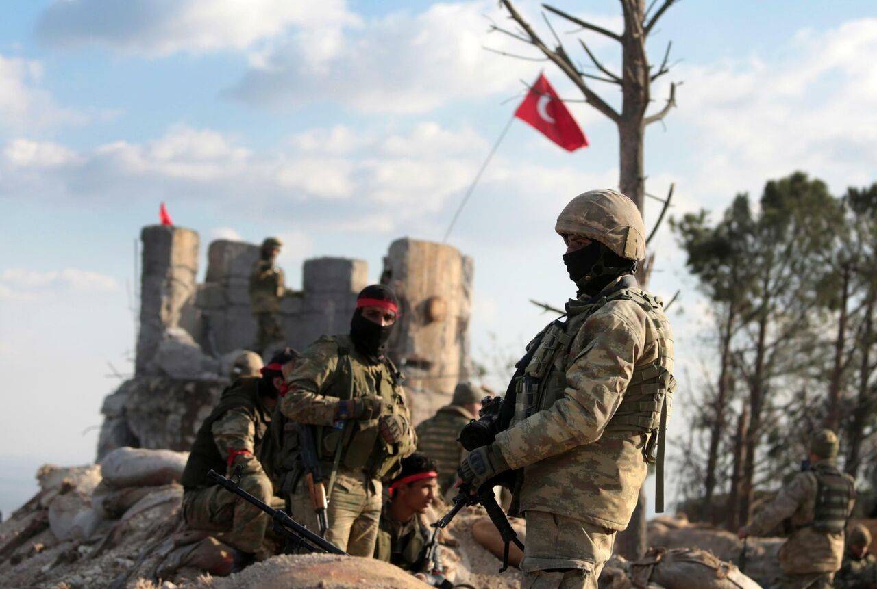 یک نظامی ترکیه در درگیری با کردهای سوریه کشته و 5 نفر زخمی شدند