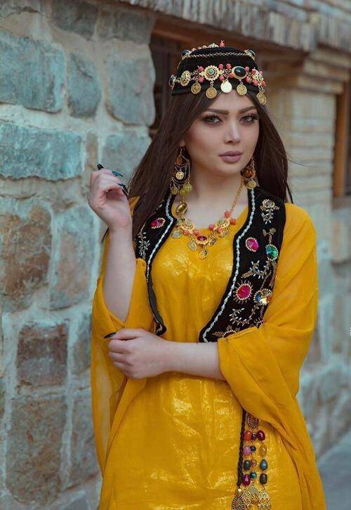 مدل لباس کردی دخترانه مدل پیراهن کردی دخترانه زیبا به همراه جلیقه و کلاه