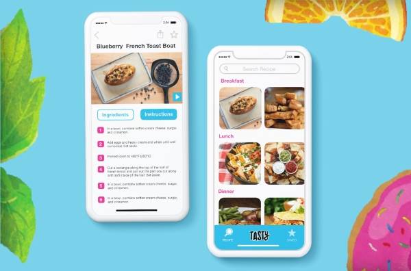 آموزش آشپزی با اپلیکیشن Tasty؛ دنیای خوش طعم و رنگ غذاها