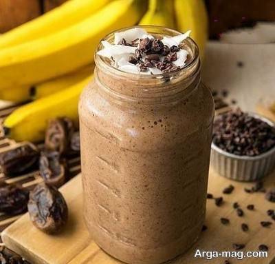 طرز تهیه اسموتی شکلاتی