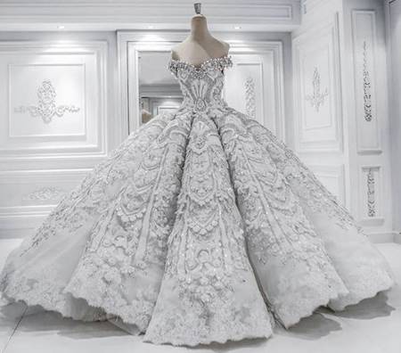 زیباترین طراحی لباس عروس,لباس عروس
