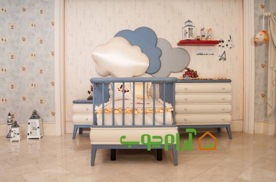 مدل های پرفروش و زیبای سرویس خواب نوزاد، تخت و کمد
