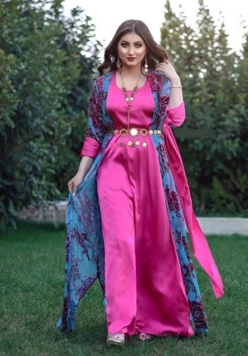 مدل شیک و جذاب لباس کردی زنانه