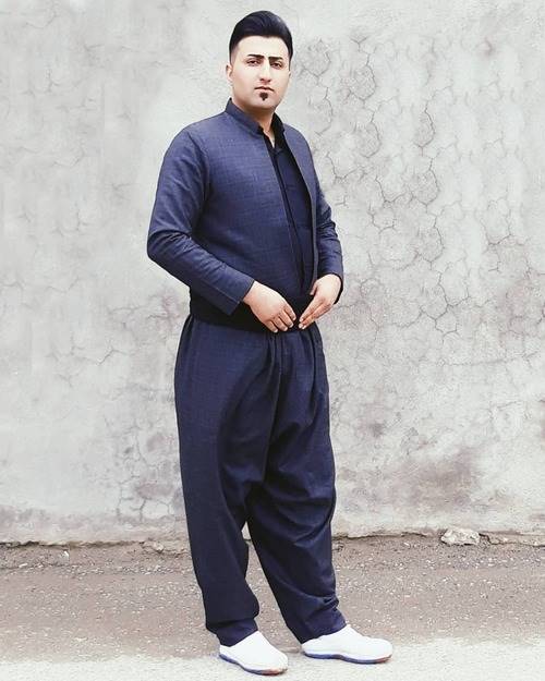لباس مردانه کردی مردانه مشکی و جذاب