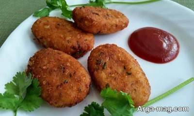 طرز تهیه کوکو سیب زمینی خام خوشمزه با روش پختی ساده و سریع