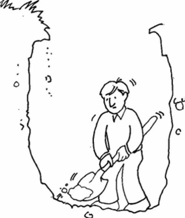 تفسیر کندن چاه در نقاشی کودک