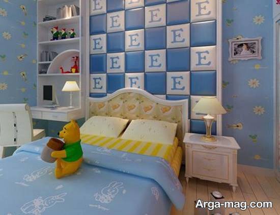 دکوراسیون اتاق نوزاد آبی زیبا و جذاب مناسب برای کودکان