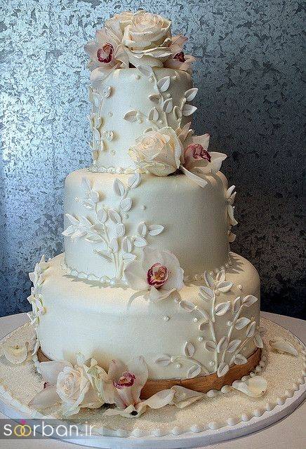 کیک عروسی سفید14