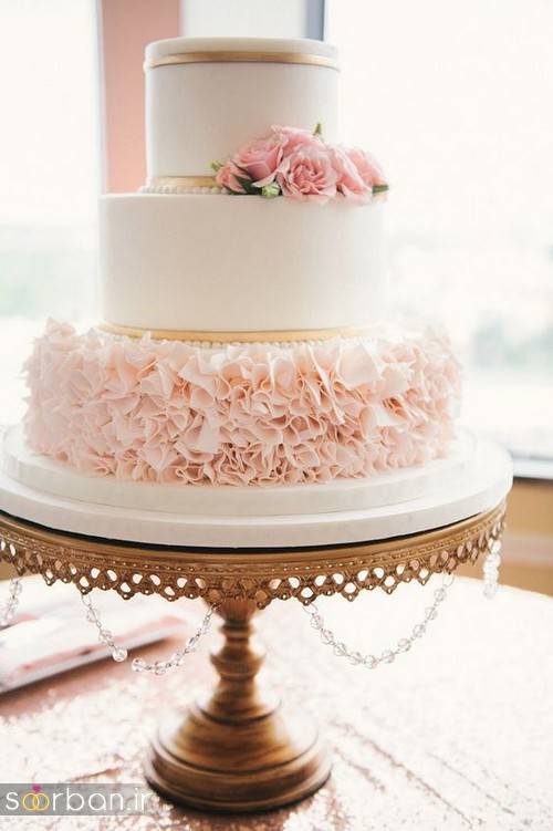 کیک عروسی سفید11