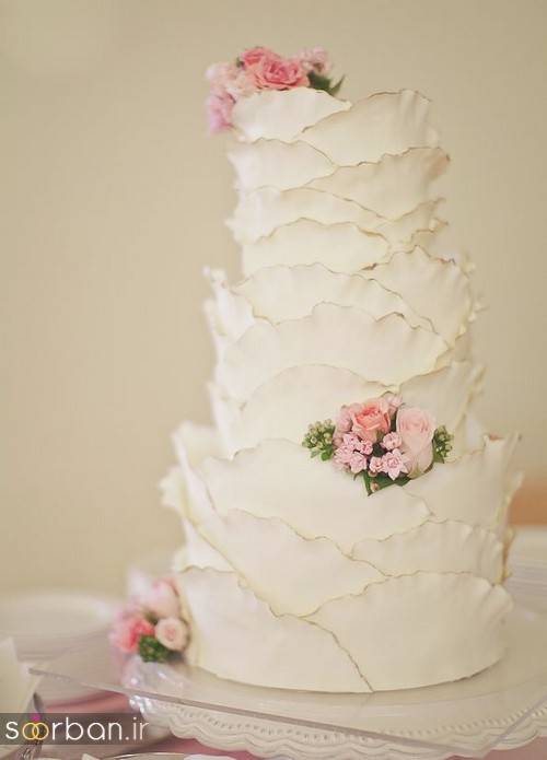 کیک عروسی سفید22