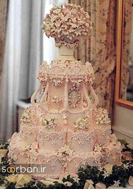 باشکوه ترین و لوکس ترین کیک های عروسی 7