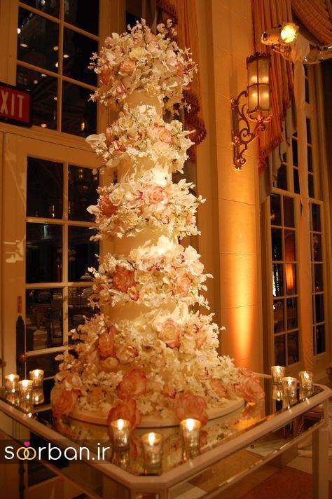 باشکوه ترین و لوکس ترین کیک های عروسی 13