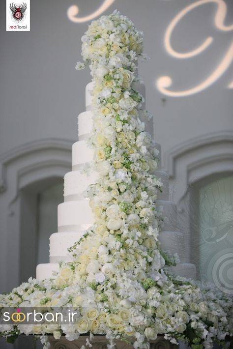 باشکوه ترین و لوکس ترین کیک های عروسی 15