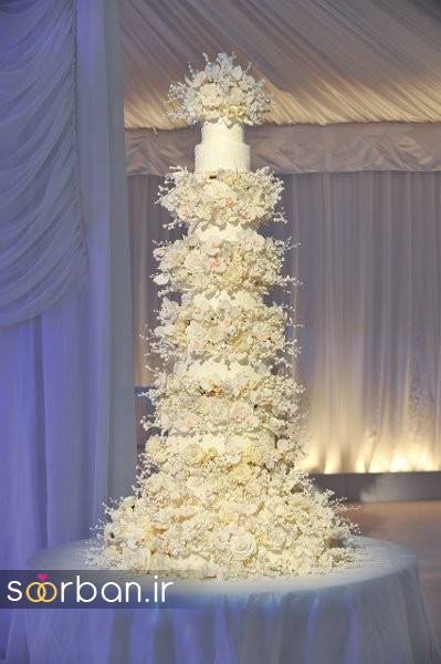 باشکوه ترین و لوکس ترین کیک های عروسی 23