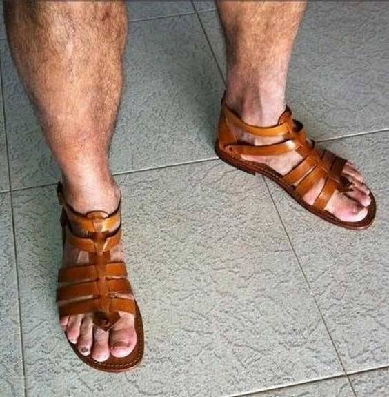 مدل کفش تابستانی مردانه صندل چرم