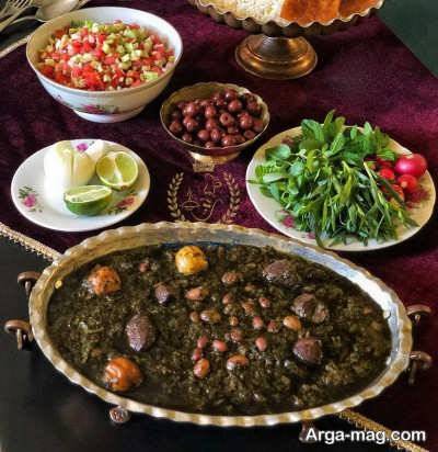 دستور تهیه قورمه سبزی 