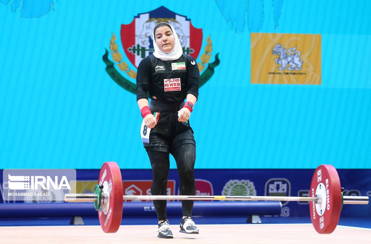 نخستین نماینده وزنه‌برداری زنان ایران در جایگاه سی و هفتم جهان