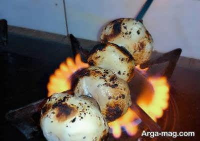 روش تهیه قارچ کبابی با اجاق گاز و کباب پز خوشمزه و بی نظیر