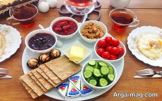 تزیین صبحانه عروس