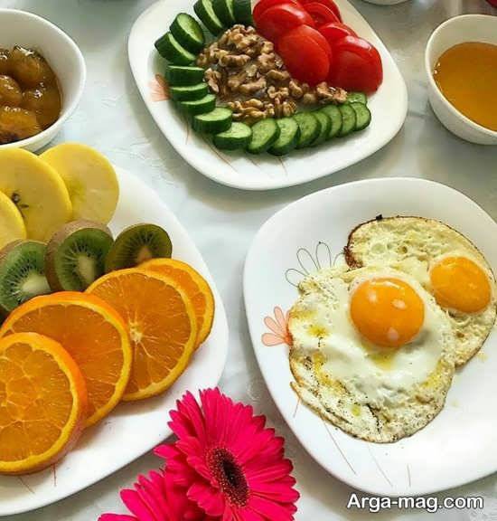 تزیین جالب صبحانه عروس