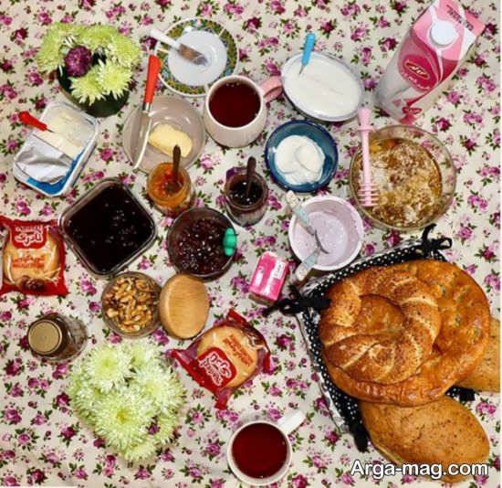 تزیین دیدنی صبحانه عروس