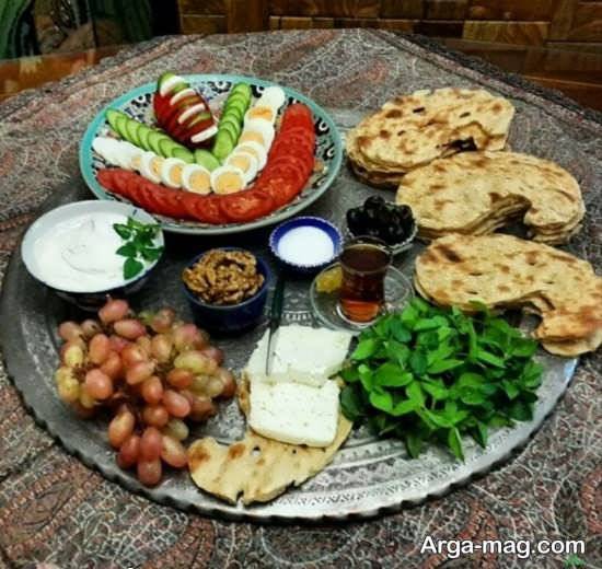 تزیین جذاب صبحانه عروس