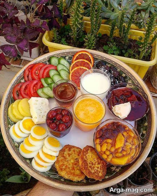 ایده های جدید برای تزئین صبحانه عروس