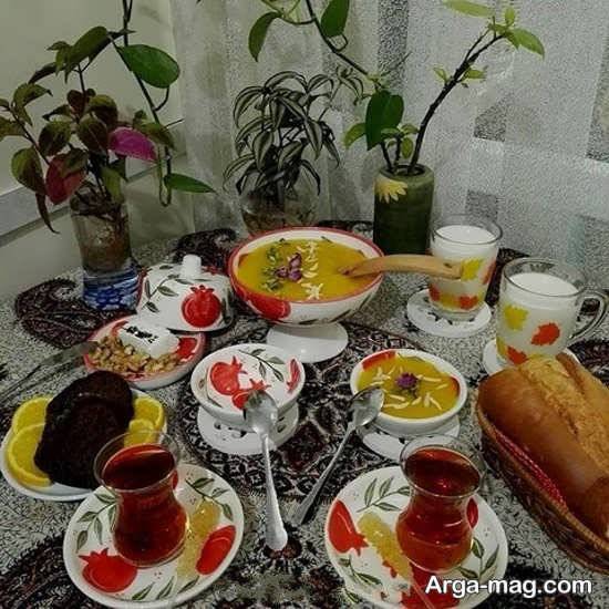 مدل تزئینات متفاوت صبحانه عروس