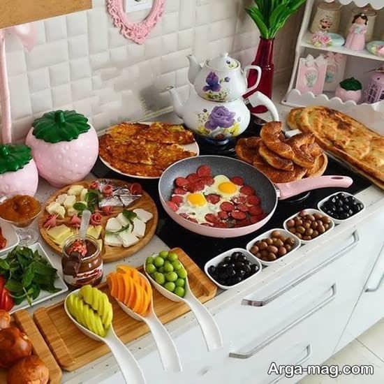 جذاب ترین تزئینات برای صبحانه عروس