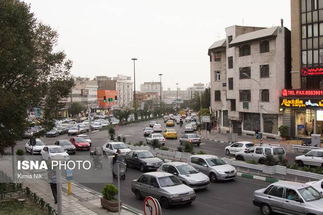 کاهش موقتی کیفیت هوا در برخی مناطق تهران
