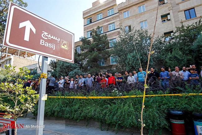 سقوط جرثقیل در اتوبان بسیج