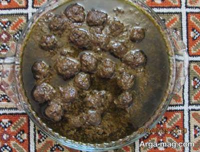 طرز تهیه انار بیج یک خورش فوق العاده خوشمزه گیلانی