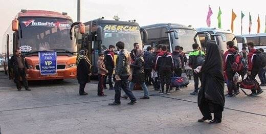 تردد 27 هزار دستگاه اتوبوس در مهران