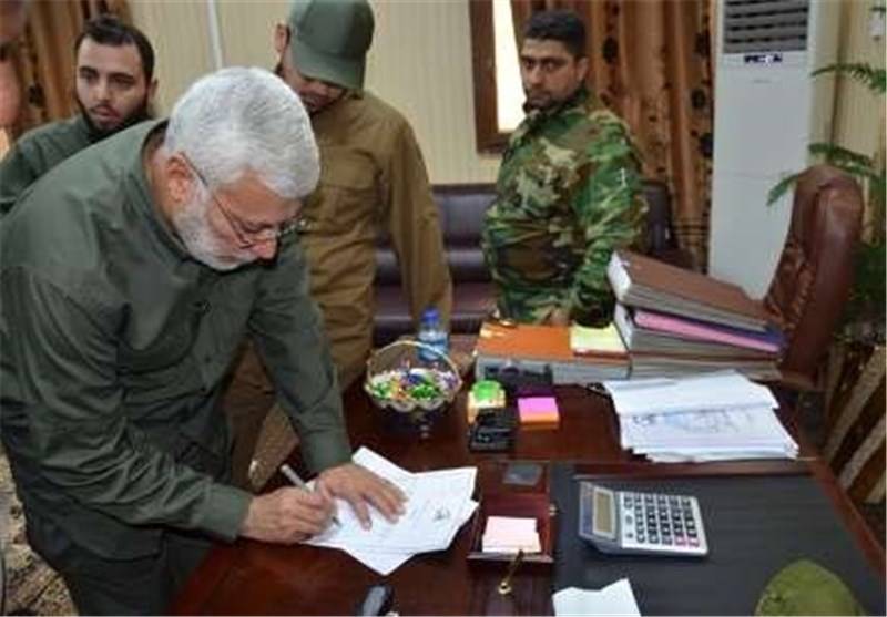 یادداشت فرمانده حشد الشعبی عراق برای نائب‌الشهید
