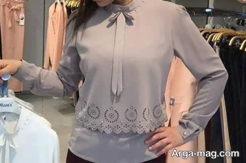 شومیز دخترانه آستین دار