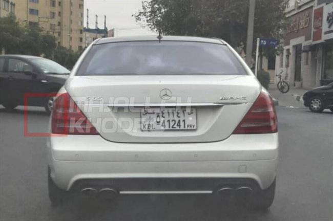 عکس: بنز با پلاک افغانستان در ایران!