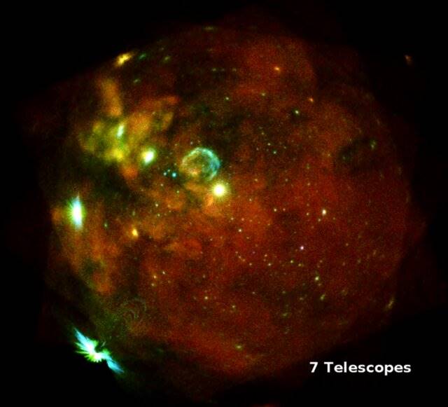 اولین تصاویر رصد شده تلسکوپ آلمانی‌ها منتشر شد