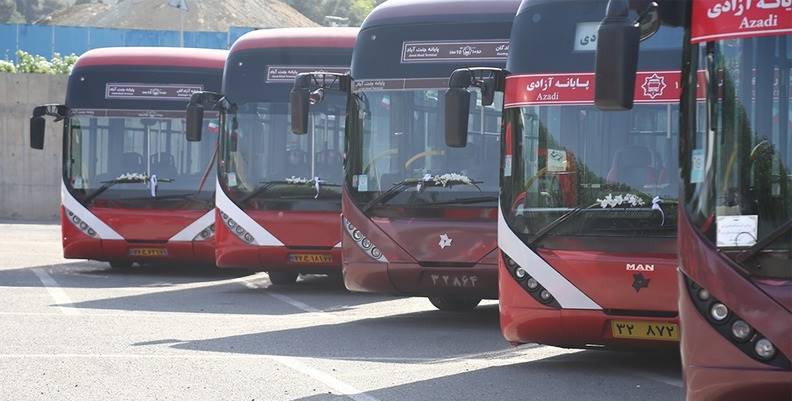 تمهیدات اتوبوسرانی به مناسب برگزای مراسم 13 آبان