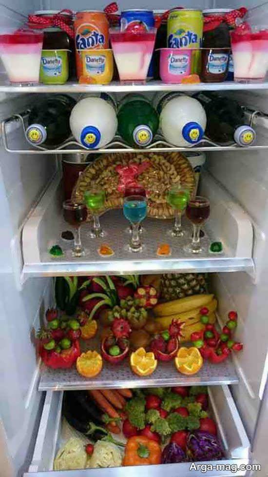 دیزاین میوه یخچال عروس