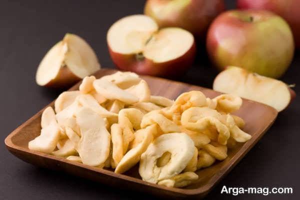 روش خشک کردن سیب