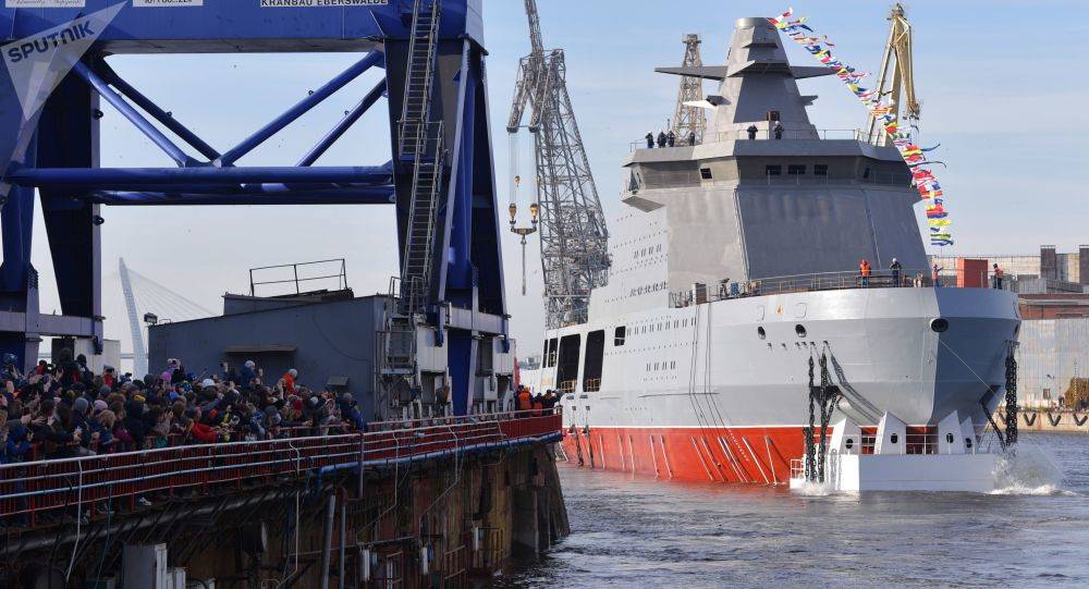تحویل یخ‌شکن جنگی به نیروی دریایی روسیه