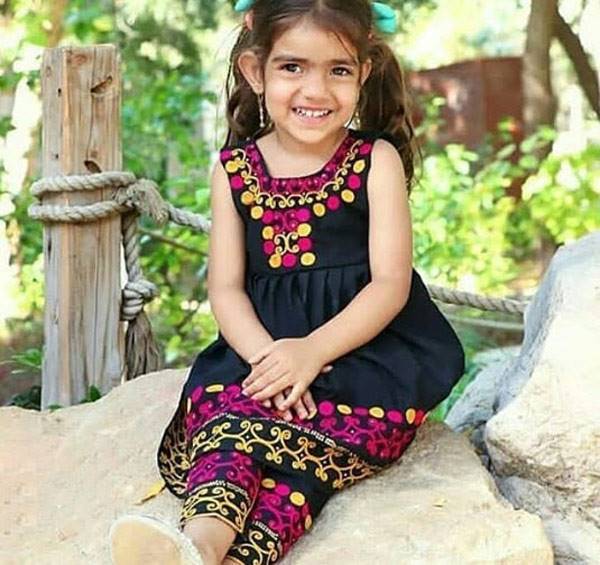 مدل سارافون شلوار بچه گانه بندری مدل سارافون شلوار بچه گانه بندری