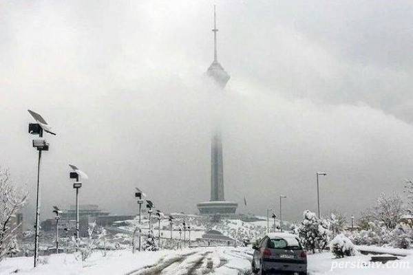 برف آمد هوای تهران سالم شد