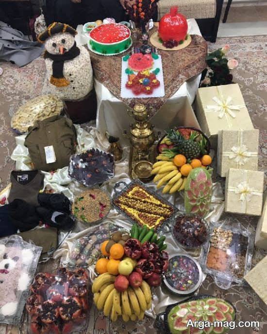 تزئینات دیدنی میوه شب یلدا